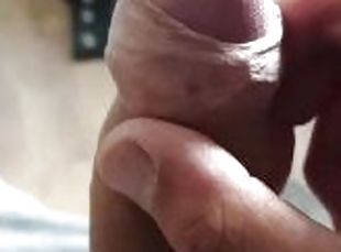 masturbation, amateur, secousses, solo, bite