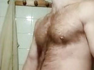 papá, masturbación, amateur, chorro-de-corrida, polla-enorme, gay, a-solas, papi, polla