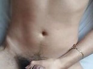 poilue, amateur, gay, branlette, solo, minet